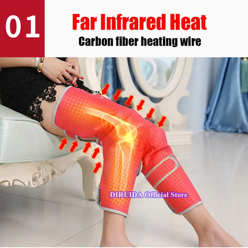 Новый Электрический инфракрасный нагрев ног Вибрационный массаж сжигание жира