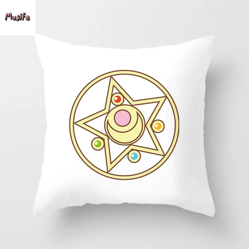 

45CM No pillow core Sailor Moon Cushion Cover Pillow case Decorative Cushion Cover Backrest pillow cover 2020 New