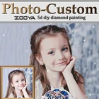 Алмазная живопись ZOOYA сделай сам по фотографии на заказ, полноразмерная вышивка, мозаика, домашний декор