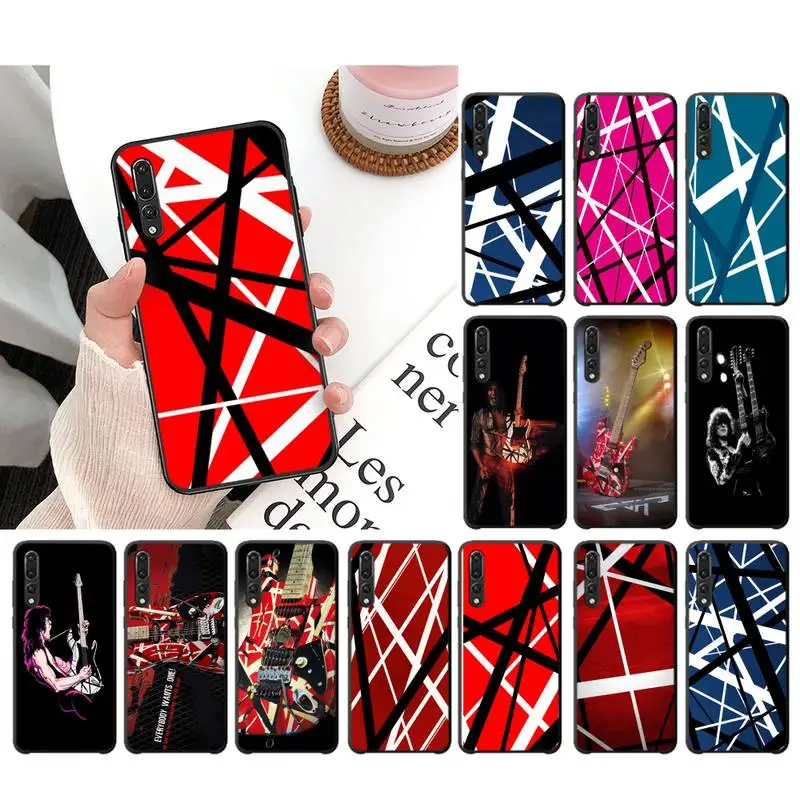 

Eddie Van Halen Graphic Guitar Phone Case For Huawei P20 lite P40 lite mate 10 20 lite P20 pro P smart 2019 Y7 P30 lite case