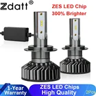 Zdatt H8 H4 H7 Led лампы для авто 12V Mini 9005 9006 Лампа для фар 20000лм высокая яркость Hb3 Hb4 H9 H11 светодиодные лампы Canbus 100W турбо автомобильные фары лампы