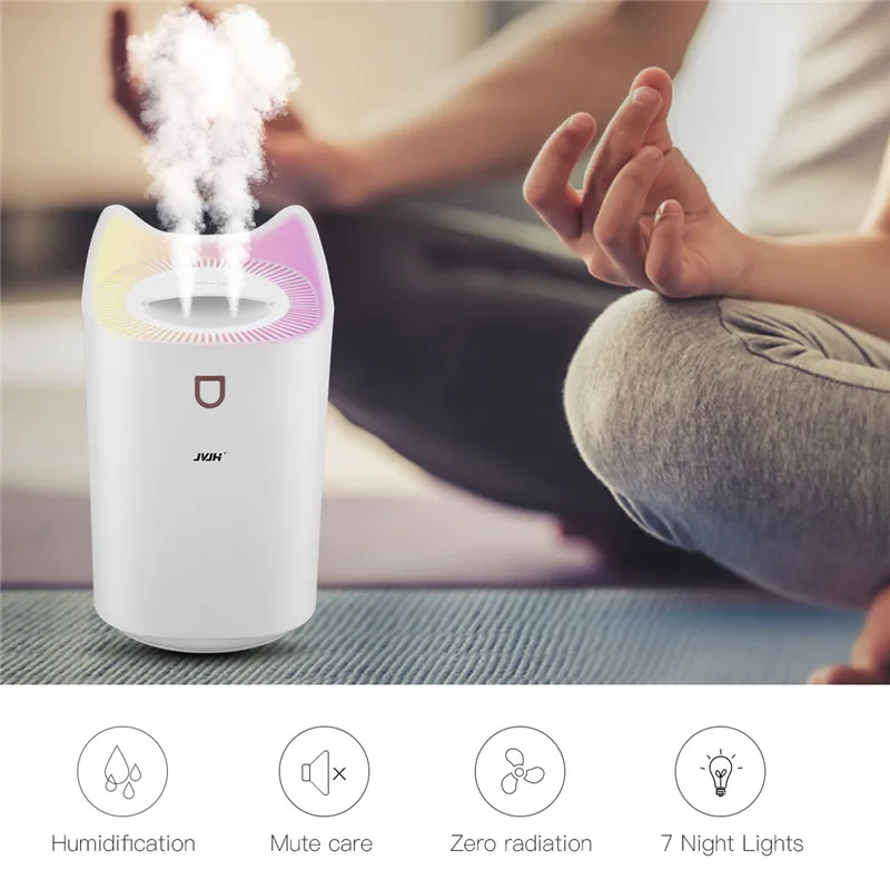 Увлажнитель Ароматизатор воздуха ультразвуковой 3300 мл светодиодный