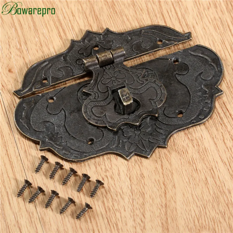 76x57 мм Мини Античная латунная коробка для ювелирных изделий Подарочная чехол