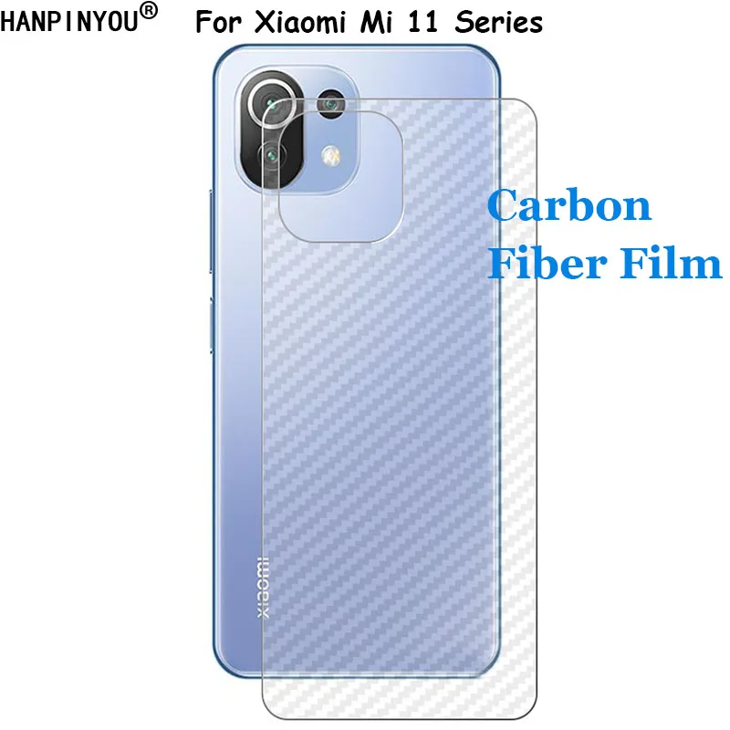 

Для Xiaomi Mi 11 11T 10S Lite Pro Ultra 3D, углеродное волокно, задняя пленка, протектор экрана (не закаленное стекло)