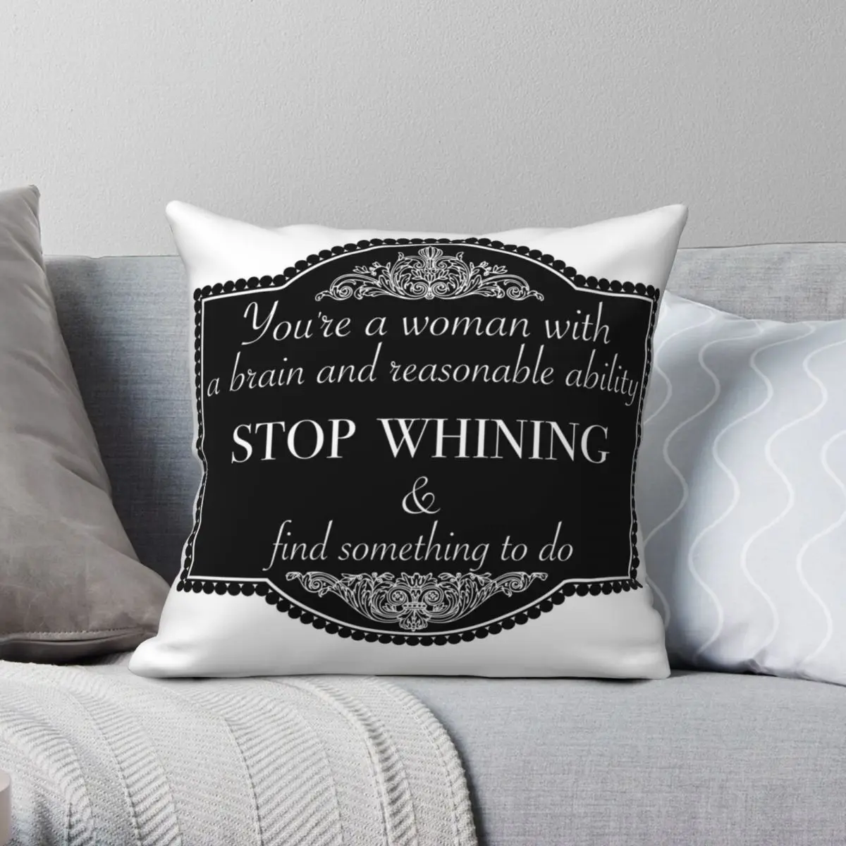 

Downton Abbey Quote Square Pillowcase Polyester Linen Velvet Creative Zip Decor Room Cushion Cover