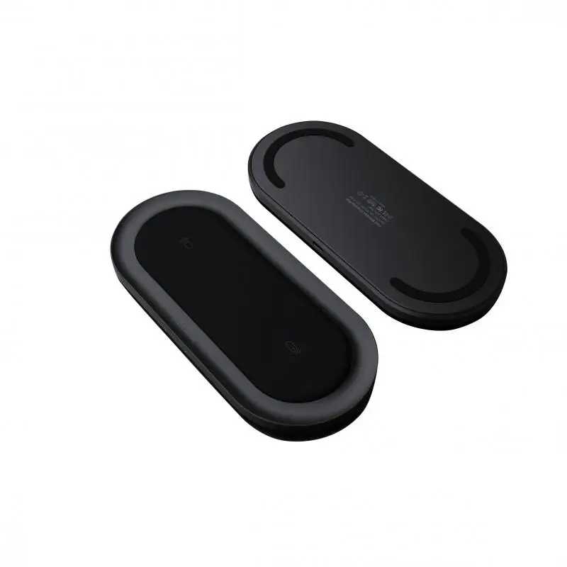 10 Вт быстрая 2в1 двойная Беспроводная зарядная площадка для Airpods Pro Iphone X Xr Xs 11 Max