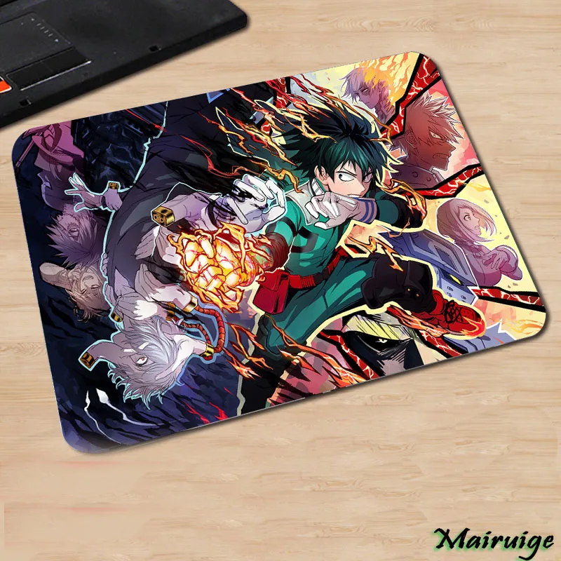 Hot Japan Jump Comic My Hero Academia Manga Anime Pattern Mousepad Cool Printed Animation Mouse Pad Mini Pc Computer | Компьютеры и