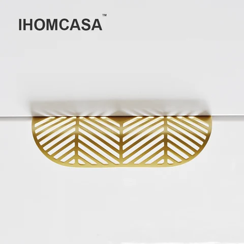 Ручки для шкафов IHOMCASA латунные золотые
