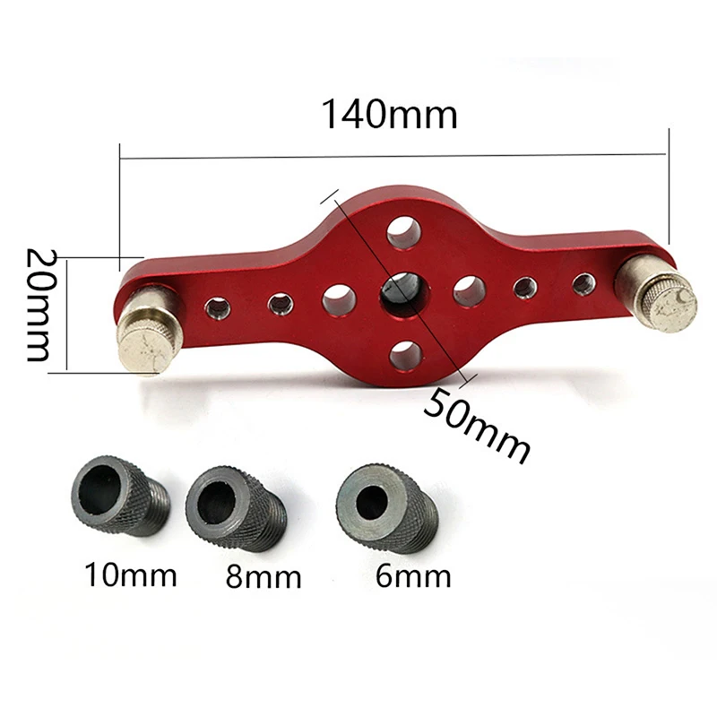 

Vertical Pocket Hole Jig 6/8/10mm Woodworking Dowelling Locator Hole Puncher