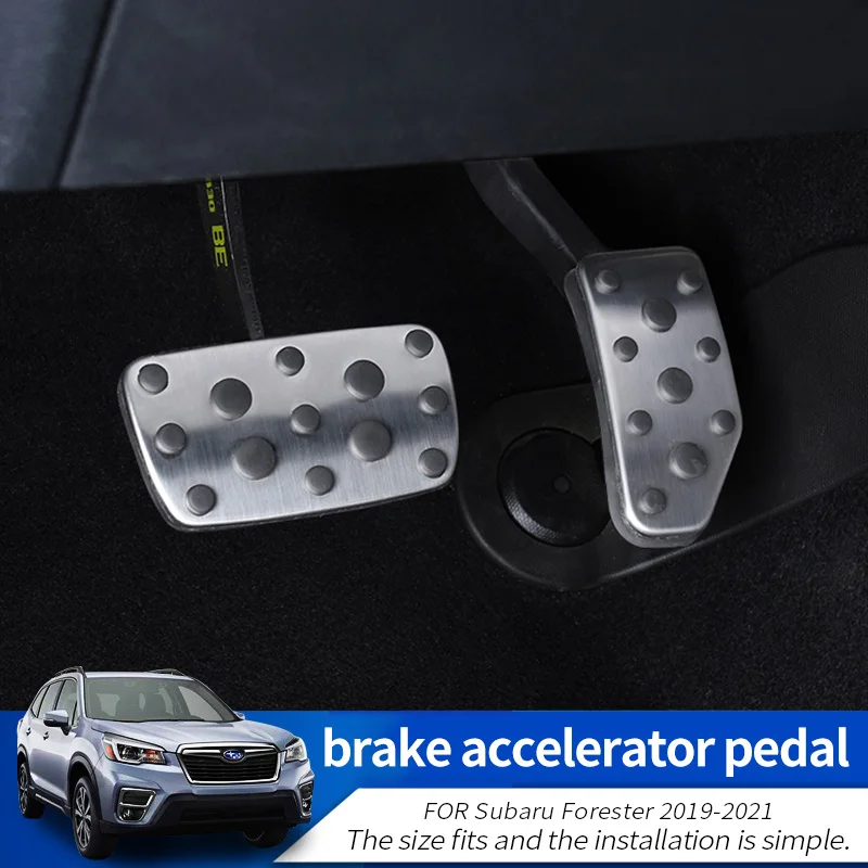 

2 шт., нескользящая накладка на педаль тормоза для Subaru Forester 2019-2021