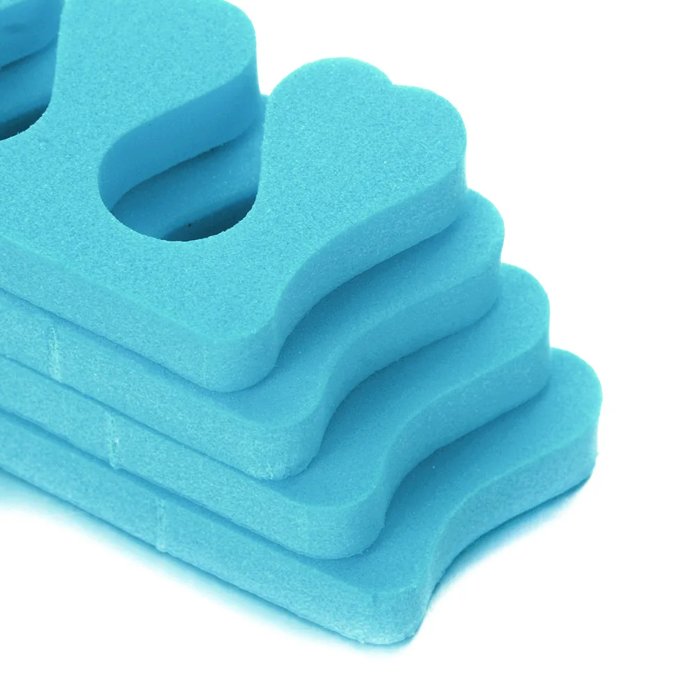 Случайный 50 шт пены губки сепараторы пальцев рук и ног разделитель гель лак