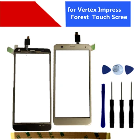 Сенсорный экран в сборе для Vertex Impress Forest с инструментами + наклейка 3M|Экраны