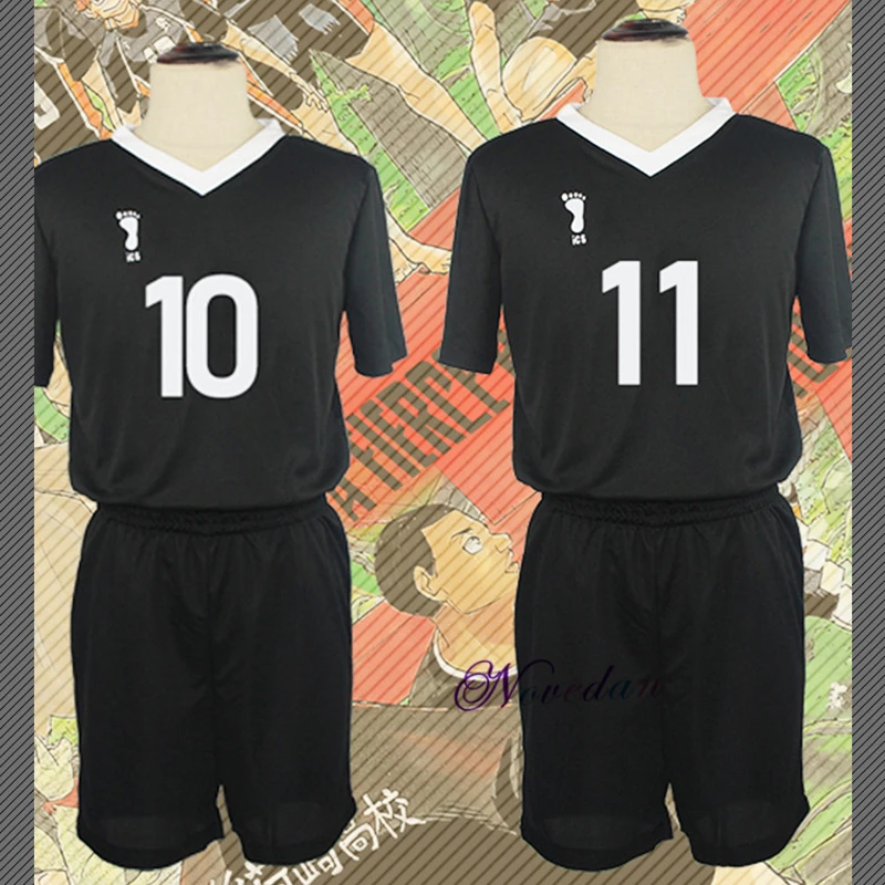 

Haikyu! Haikyuu!! Inarizaki High School Miya Atsumu Cosplay Costume Black Suit Uniform Anime Volleyball Jersey Sportswear