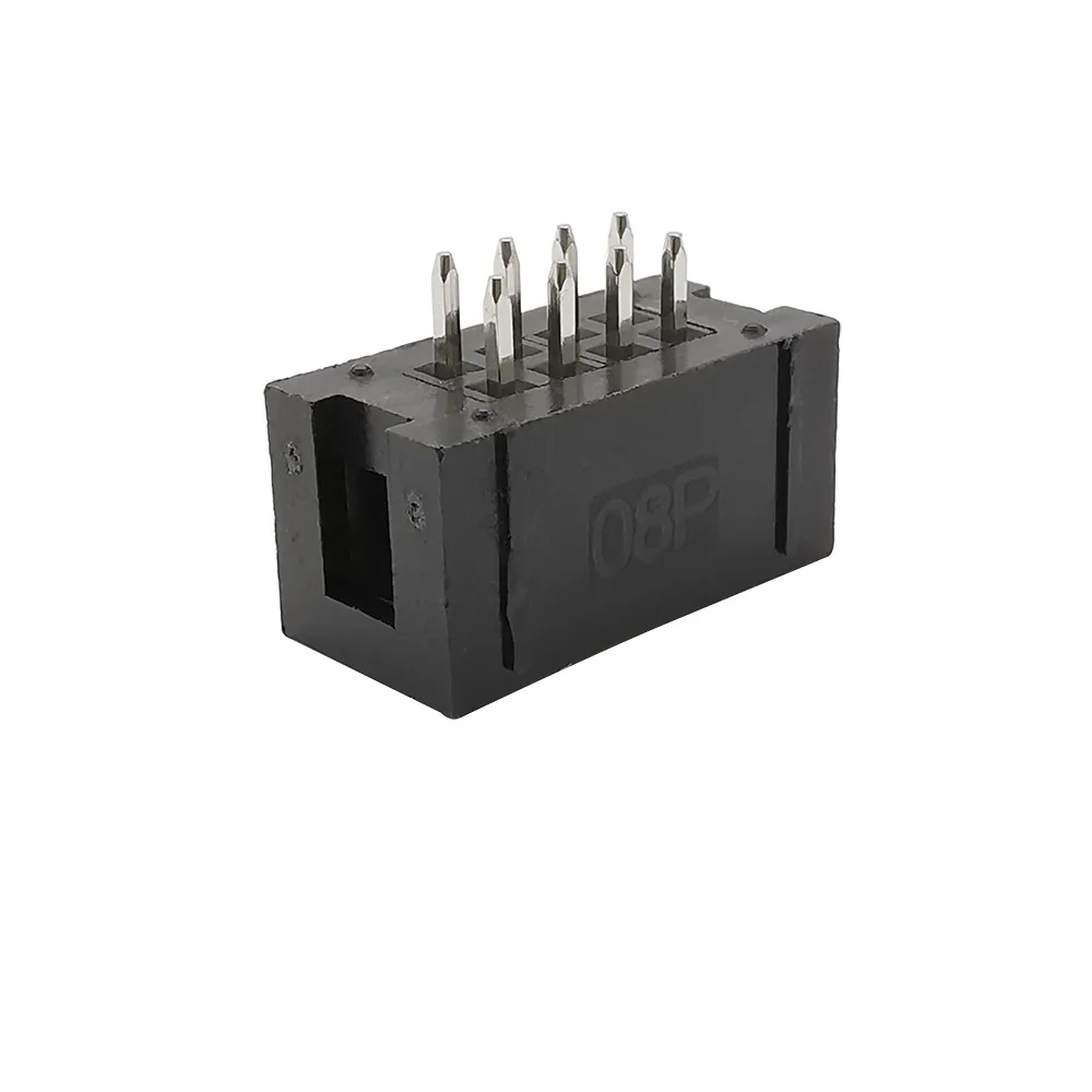 20 шт. шаг 2 54 мм DC3 8-контактный прямой штекер оболочка PCB IDC разъем оболочки |