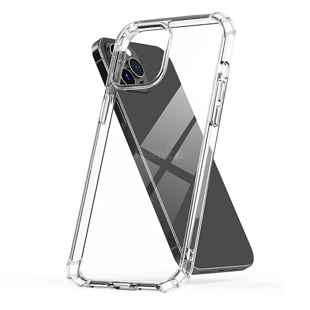 Противоударный чехол с подушкой безопасности для Iphone 12 Mini мягкий из ТПУ Apple Pro Max 11