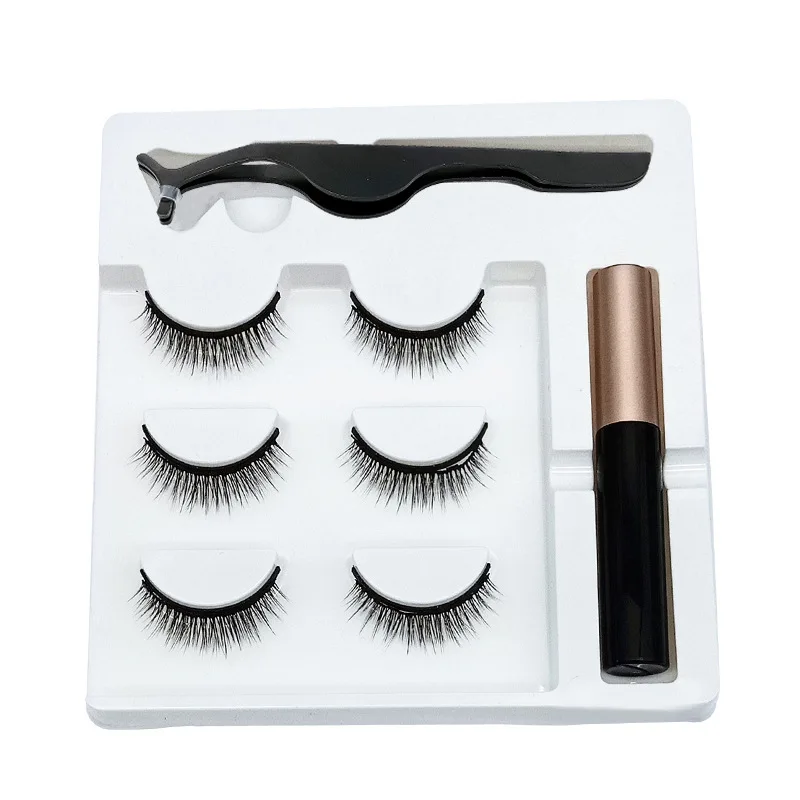 Магнитные ресницы подводка для ресниц бигуди Набор 5 магнит натуральные длинные