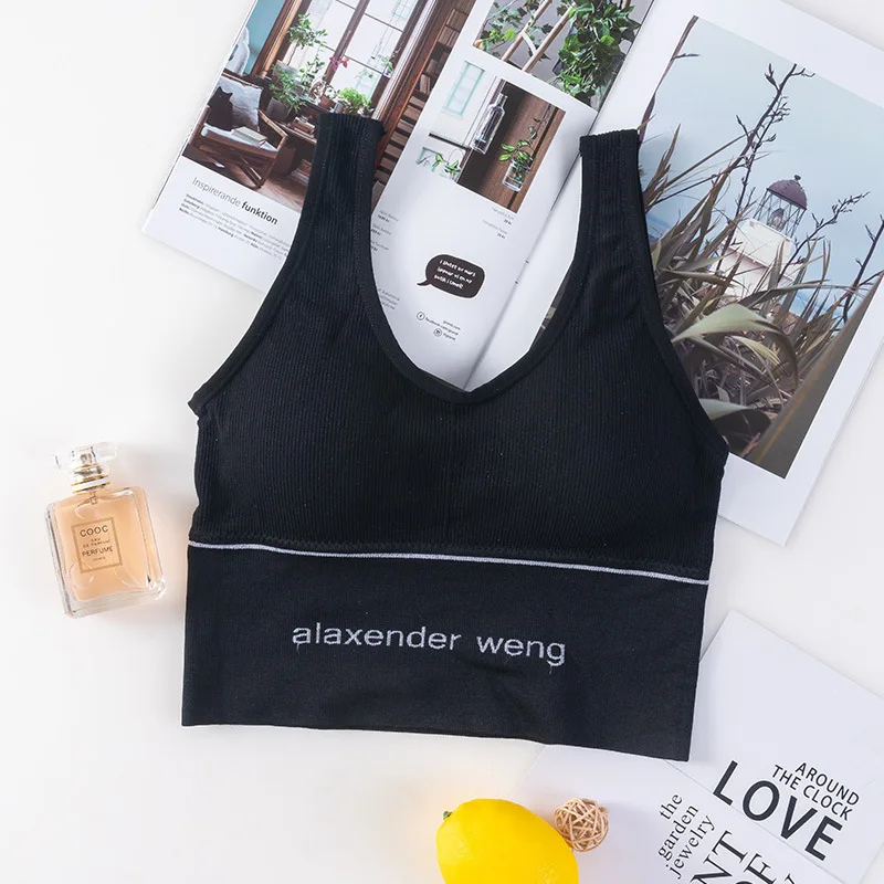 

Women Sports Bra Sexy Tube Top Ladies Slim Running Gym Fitness Top Women Push Up Fitness Bras Underwear