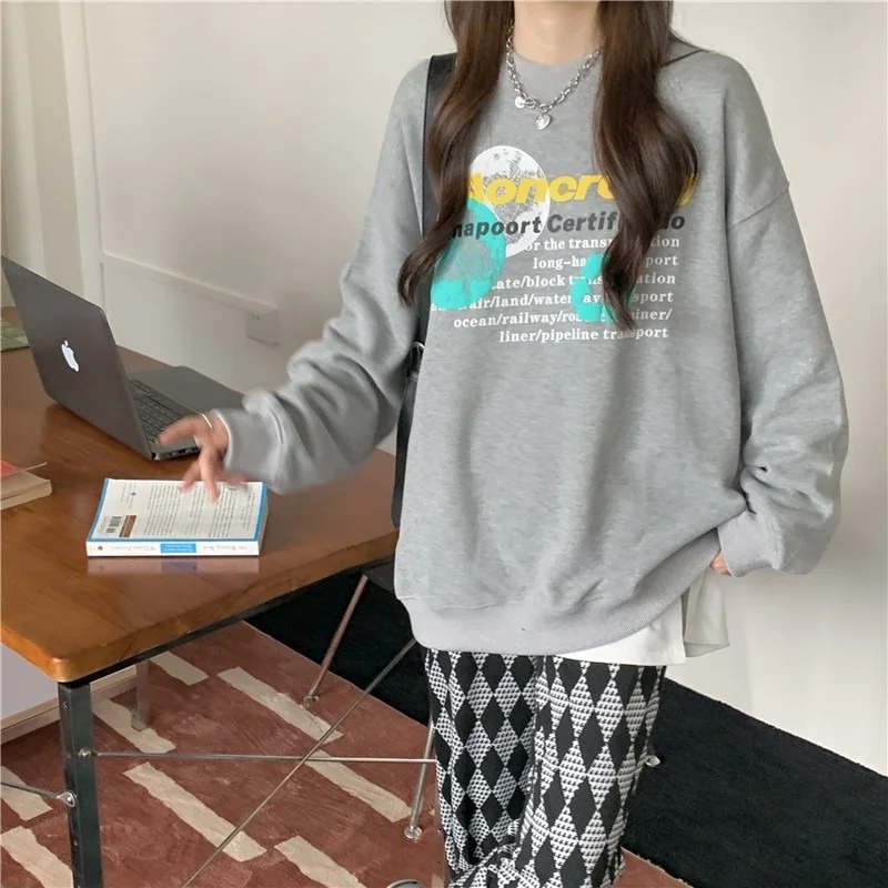 

Sweater Women's Spring And Autumn Thin Loose Hoodies Women