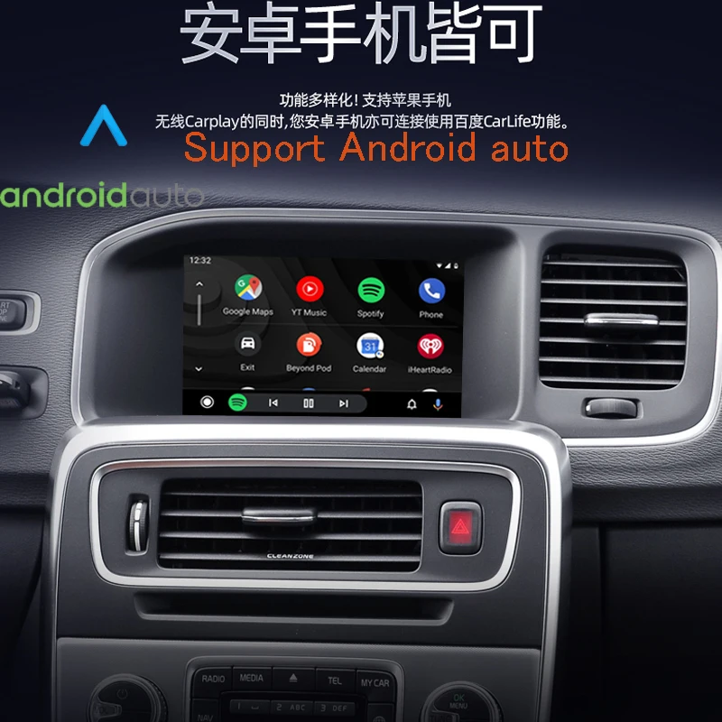 Беспроводная Модифицированная коробка CarPlay для Android 2011-2019 Volvo Auto V40 XC70 XC60 S60 V60 V70 S80