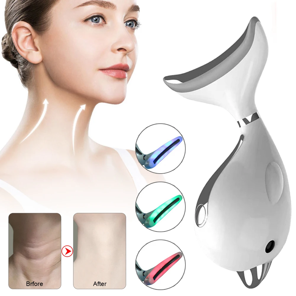 

Rechargeable Neck and Face and Eye Lifting Massager Reduce Double Chin Sagging Anti-Wrinkle Skin Lifting Device Skin Tighten