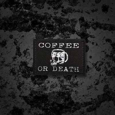 Тактические кофейные нашивки утренний ритуал нашивка кофейного райдера