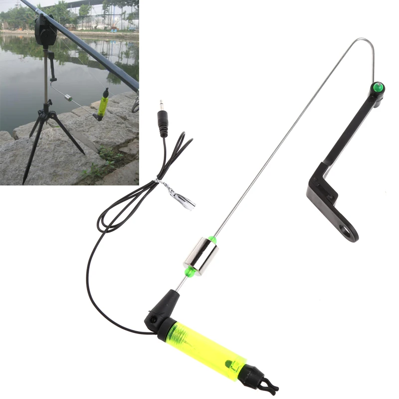 Enlarge LED Indicators Carp Fishing Hanger Swinger Bite Alarm Illuminated Tackle Tools Drop Shipping