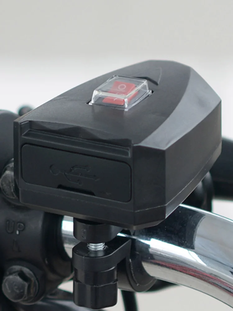 10V-80V мотоцикл 2.4A двойной USB Водонепроницаемый Зарядное устройство скутер руль