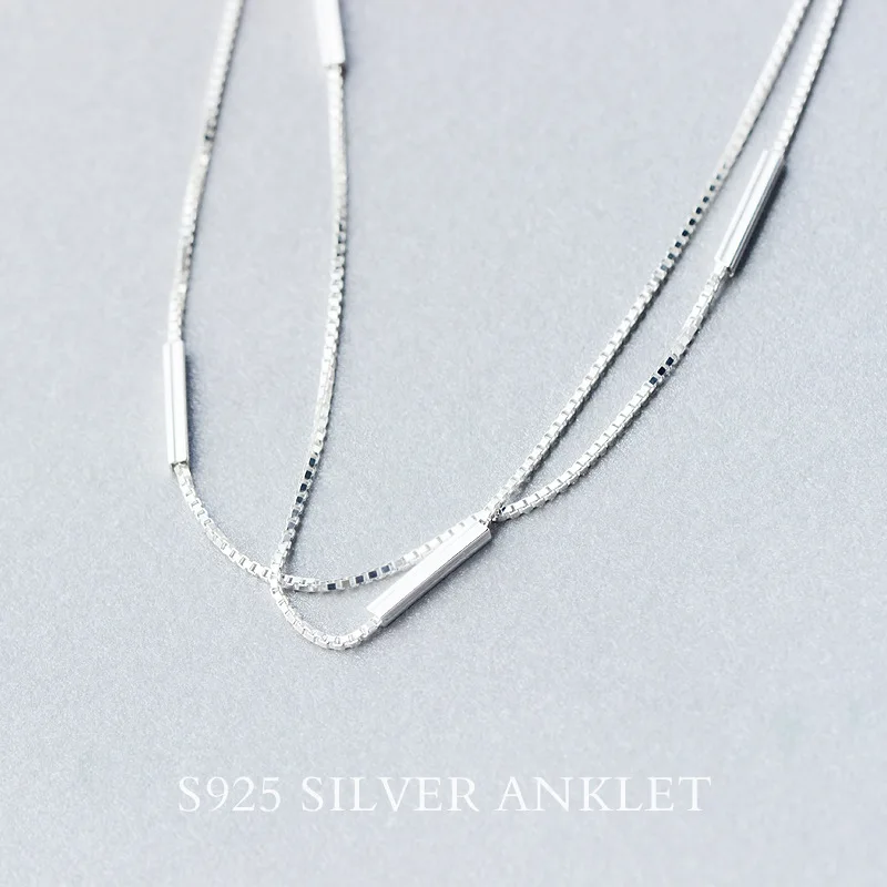 Женские двухслойные ножные браслеты Trustdavis подарочные украшения из