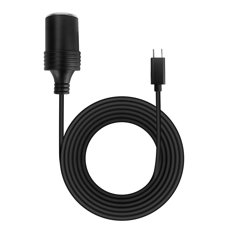 

USB C PD 45 Вт 15 В/3 А Тип C штекер к прикуривателю гнездо конвертер адаптер кабель