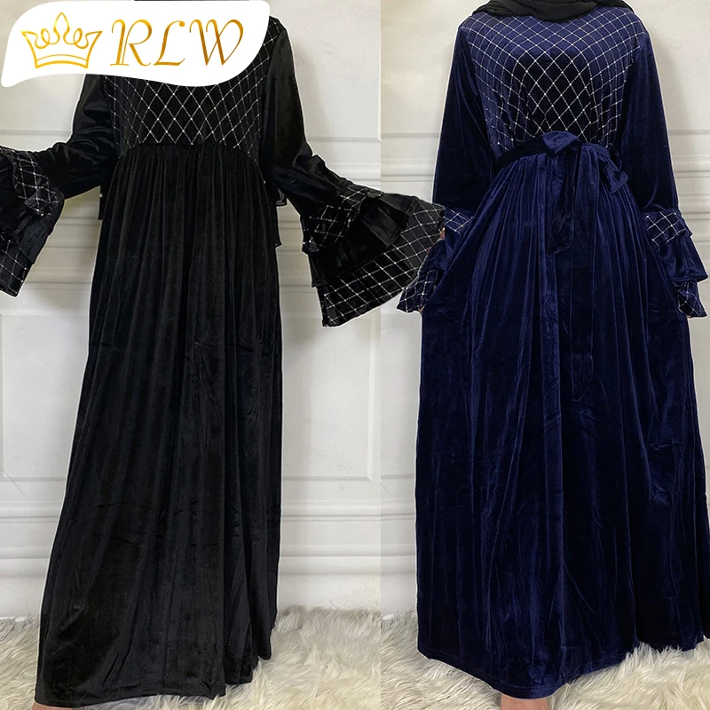 

Moroccan Kaftan Evening Dress Casual Women's Long selleve Turkish Embroidered Austria Cotton 2021 Dubai Abaya