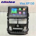LiisLee Автомобильный мультимедийный GPS Hi-Fi аудио Радио стерео для TOYOTA Vios XP150 2013  2018 Авто AC оригинальный стиль навигации NAVI
