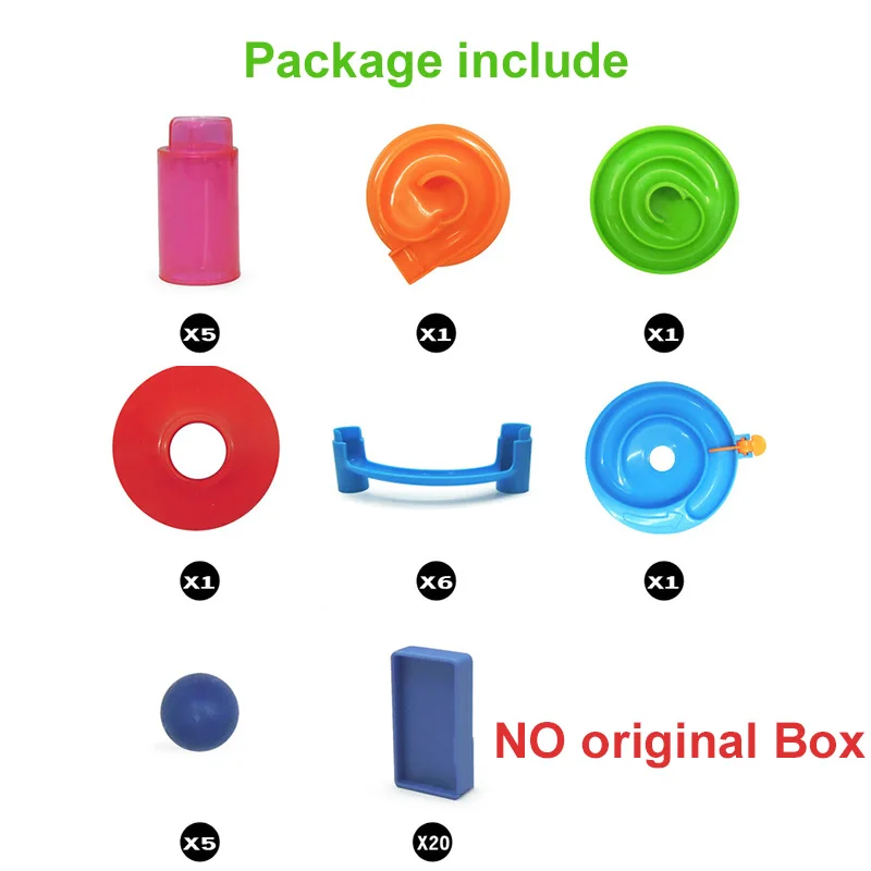 Набор гоночных треков сделай сам 20 блоков для домино детский лабиринт шарики