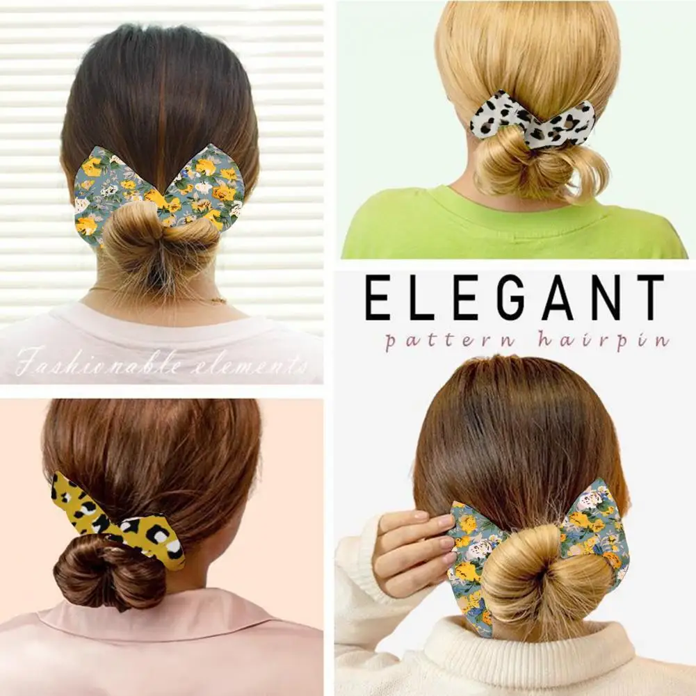 Женская повязка для волос винтажная тканевая с цветочным принтом лето 80% |