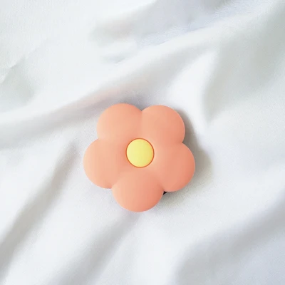 Orange flower Универсальный растягивающийся 3D Кронштейн для мобильного телефона с мультипликационной воздушной сумкой, расширяющаяся подставка для телефона, автомобильный держатель для телефона huawei - Цвет: Orange flower