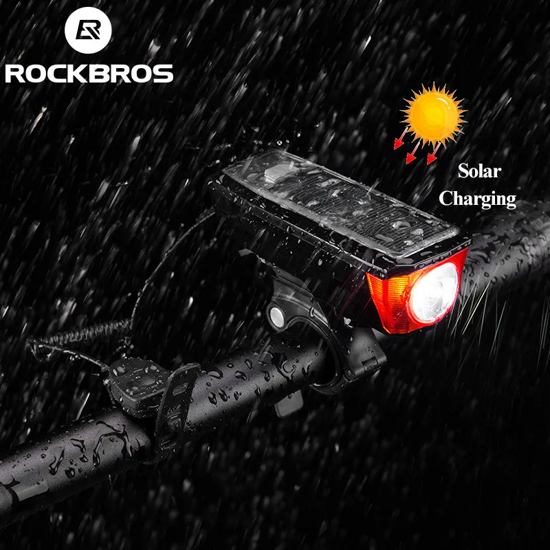 ROCKBROS Водонепроницаемый велосипедный головной светильник s 2000 мА/ч USB/зарядное