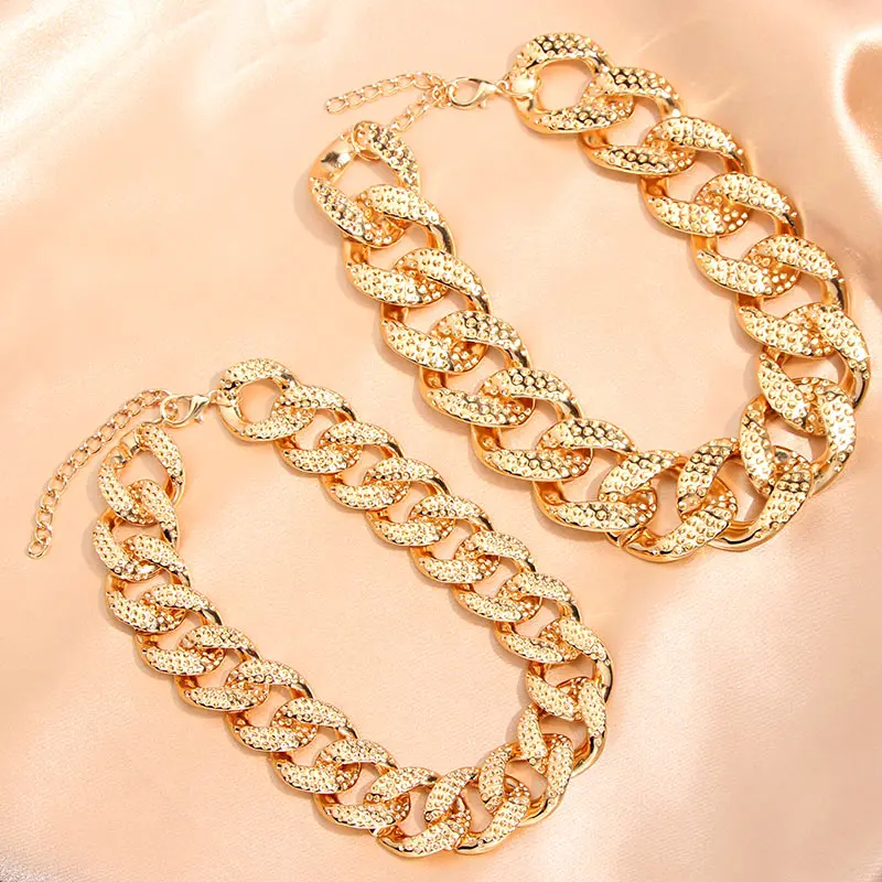 JJFOUCS Панк Винтаж колье ожерелье воротник состояние мужчины t Золото Серебро Цвет