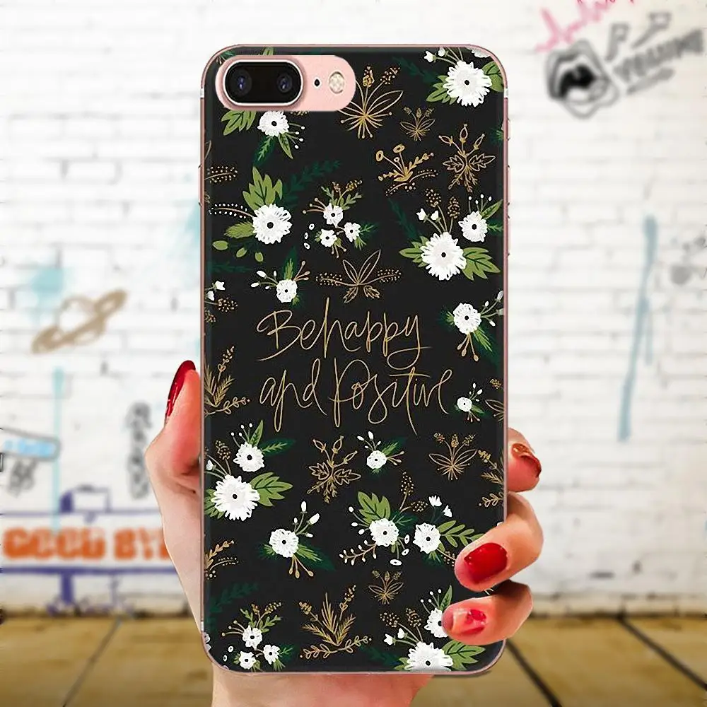 Soft Transparent Cover For Sony Xperia Z Z1 Z2 Z3 Z4 Z5 compact Mini M2 M4 M5 T3 E3 E5 XA XA1 XZ Premium Black Flower | Мобильные