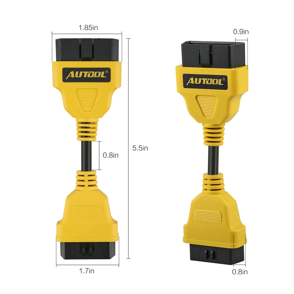 TULANAUTO OBD2 удлинитель 16pin 14 см для запуска IDIAG Easydiag obdII разъем адаптера