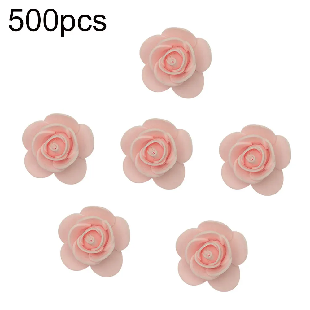 Новое поступление 500 шт 3,5 см ПЭ пена Искусственный цветок розы DIY медведь кукла Дворец бракосочетаний Декор
