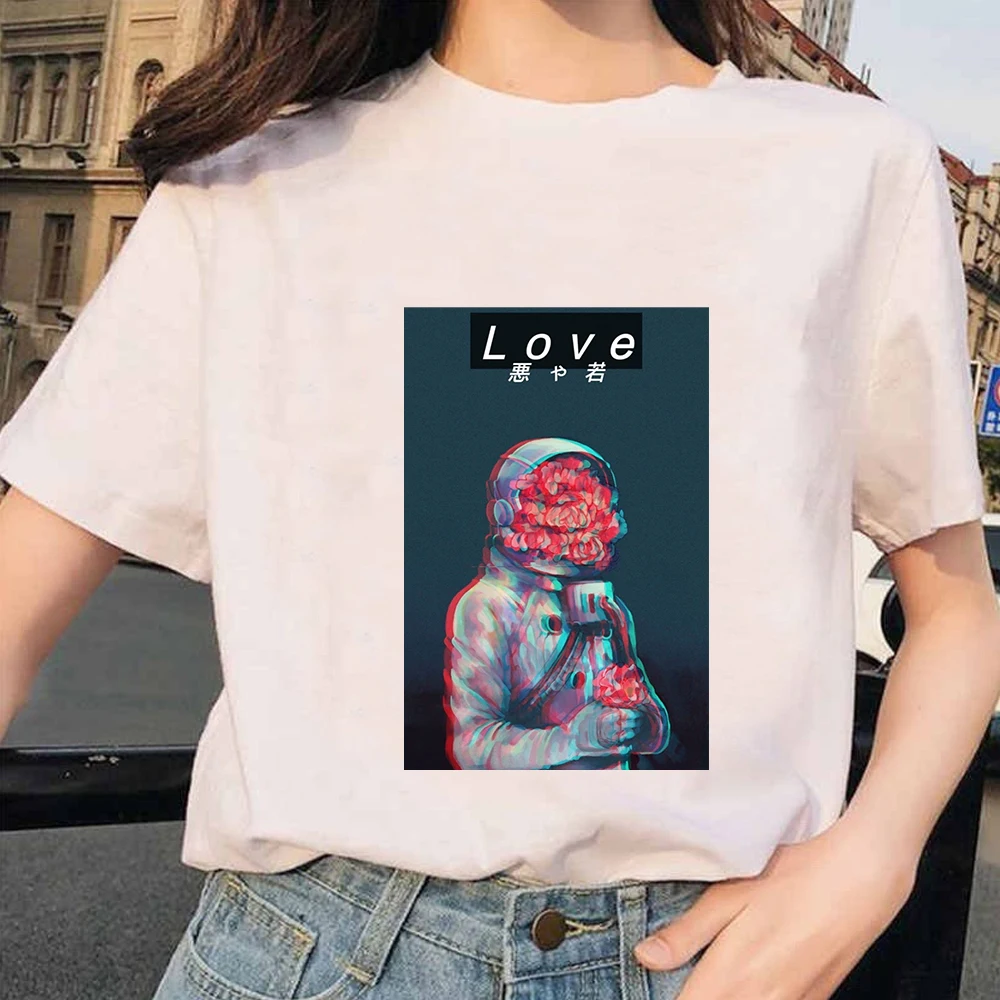 Летняя Паровая Эстетическая художественная картина графическая футболка