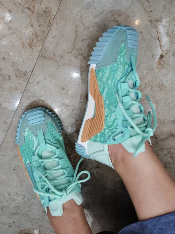 

Prowow women men's shoes flats loafers sneakers female fashion shoes mesh leather casual shoes breathable lace up sport shoes