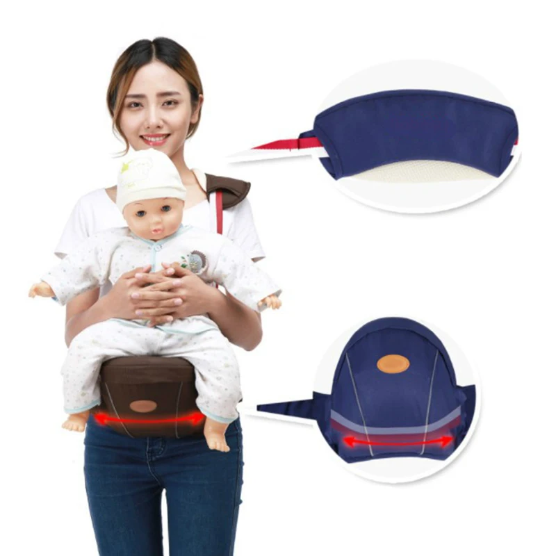Воздухопроницаемая переноска для детей Детский поясной табурет ремень кенгуру