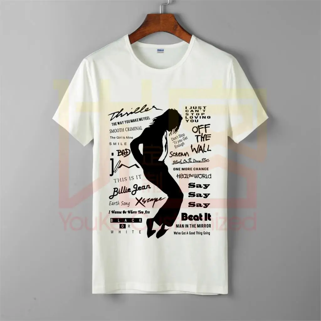 Майкл Джексон king of pop song list рубашки мужские новые модные хлопковые топы с