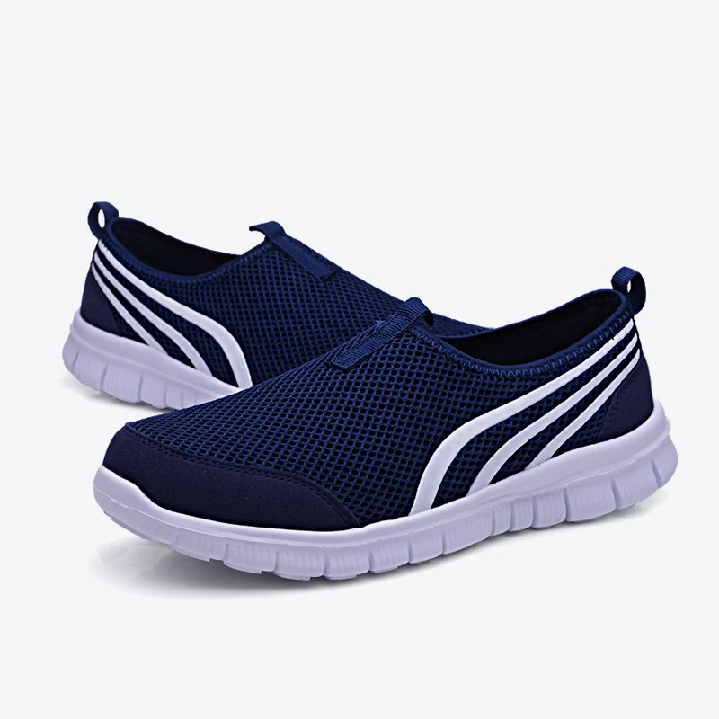 Вулканизированная обувь на плоской подошве женские мокасины с дышащей сеткой