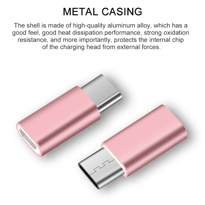 

Type C Male Connector to Micro USB Female Mini OTG Adapter Converter for Samsung huawei xiaomi lenovo lg Android Type-c