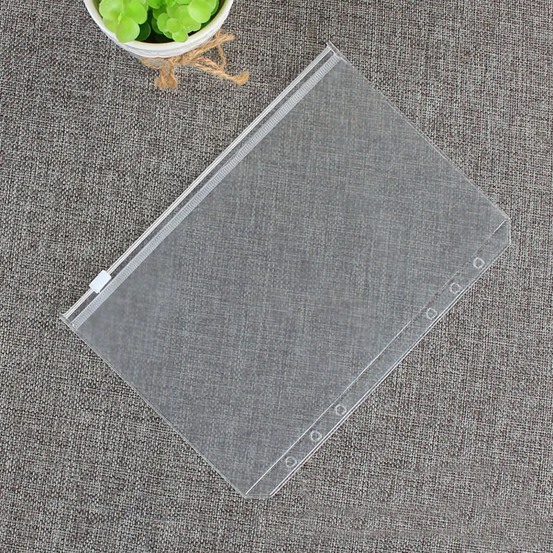 Прозрачный держатель для карт 10 шт./лот аксессуары из ПВХ колец переплетов A5