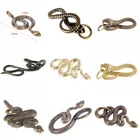 11 стилей латунный Металлический Брелок В Форме Змеи Брелок для ключей ручной работы модный брелок животное ручная сумка Подвеска