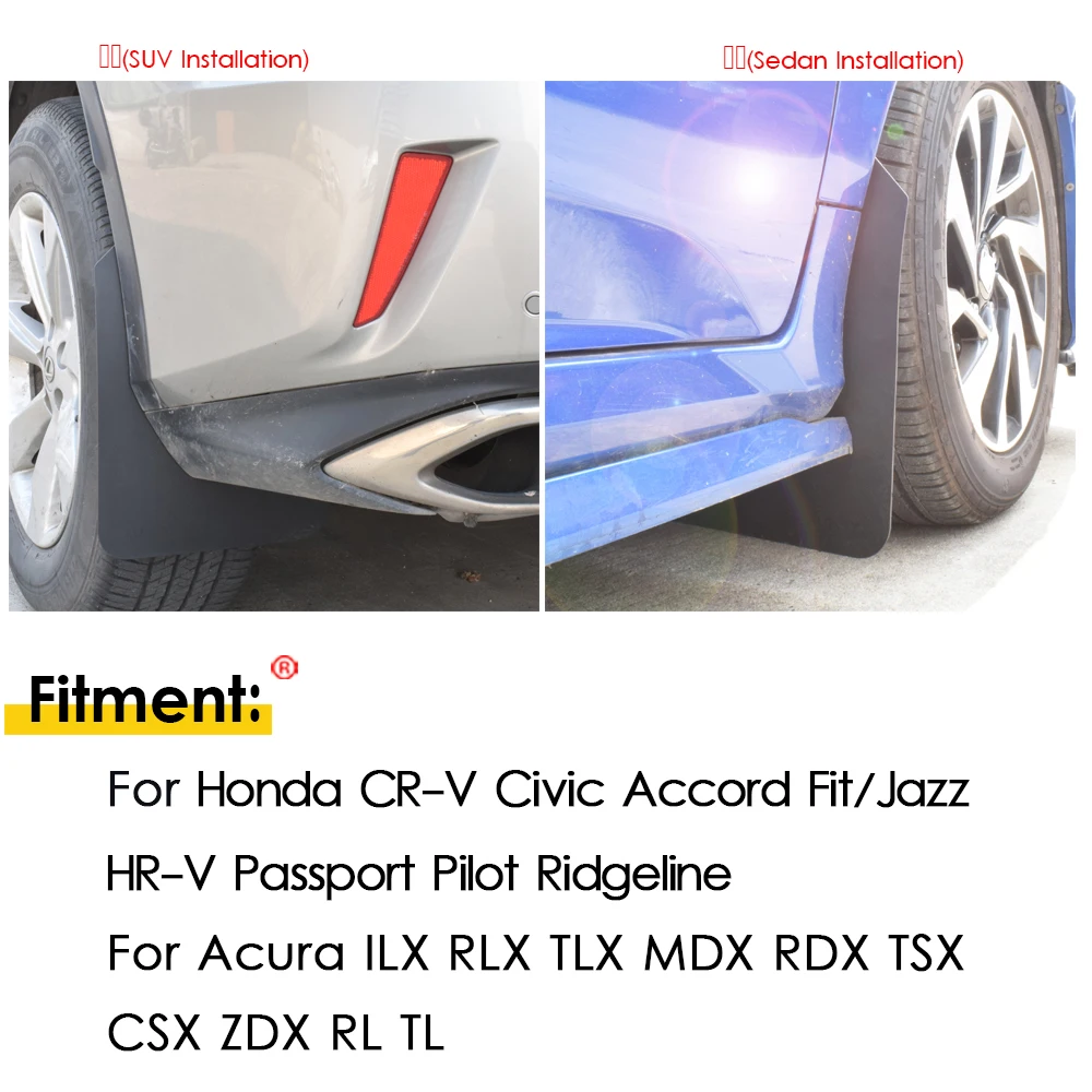 Брызговики для ралли брызговики Honda Jazz HRV Pilot Vezel Element Elysion odysley Insight Jade Legend