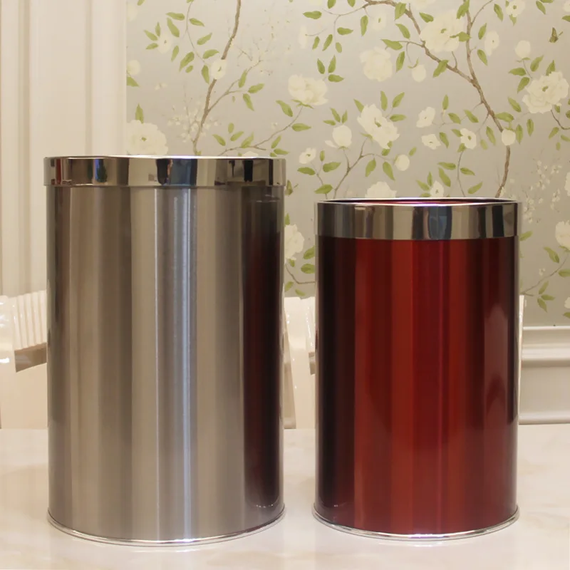 8L/10L/12L/16L нержавеющая сталь непокрытый мусорный бак огнестойкая Взрывозащищенная