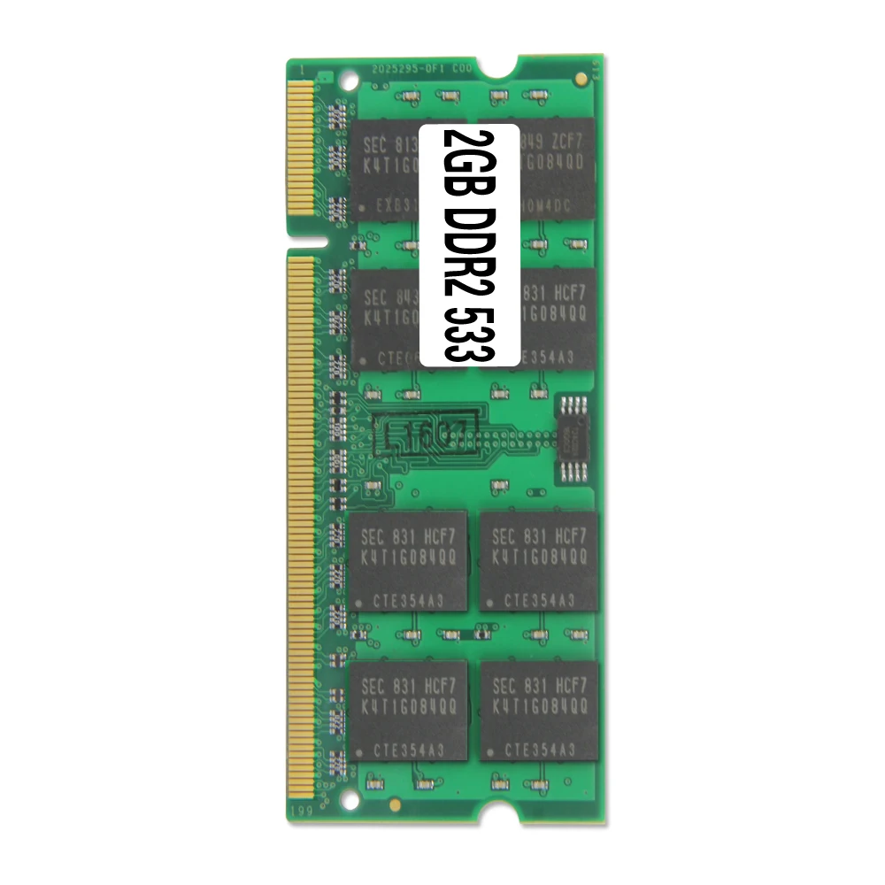 Оперативная память для ноутбука 2 Гб 1 ГБ ОЗУ SO DIMM PC2 4200 DDR2 533 МГц 200 PIN 8 в настольного